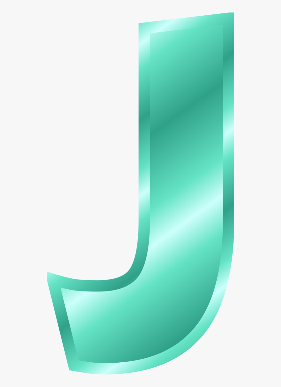 Kind Clipart Letter J - Letter J Transparent Green, Transparent Clipart