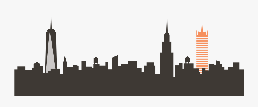 City Clipart Skyline Nyc 6 Of New York - Wework Business Model Canvas, Transparent Clipart