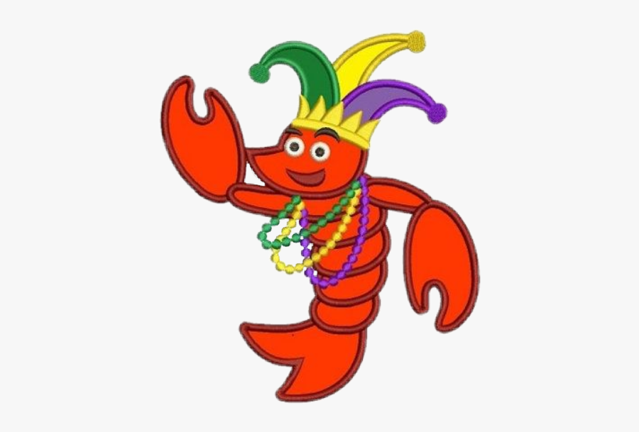 #mardigras #crawfish #crayfish #nola #neworleans #louisiana - Happy Lobster, Transparent Clipart