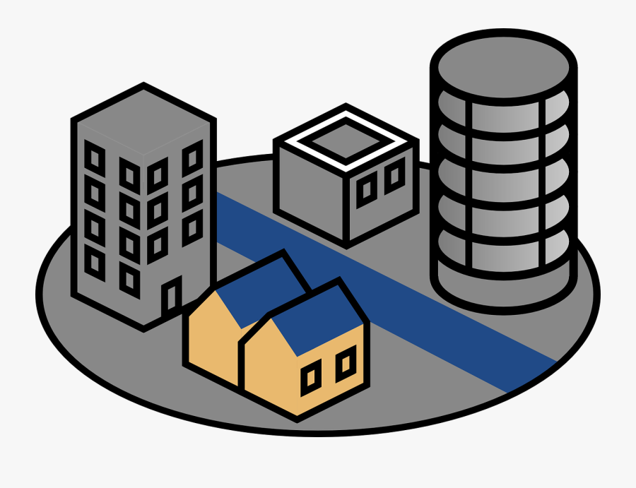 City 1 - City Clip Art, Transparent Clipart