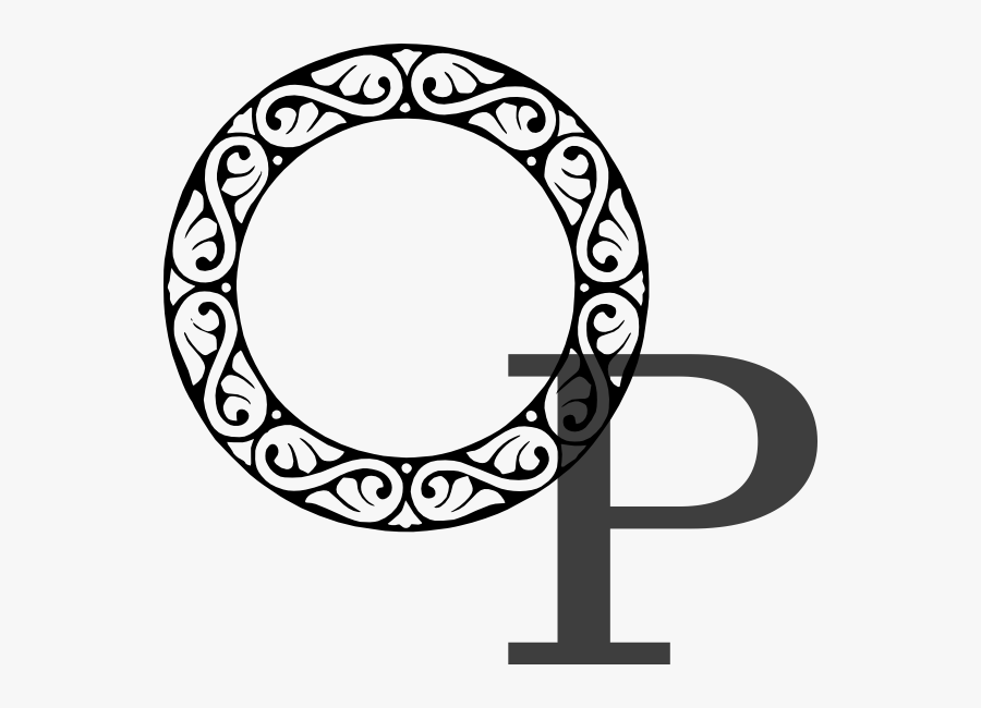 Letter A In A Circle, Transparent Clipart