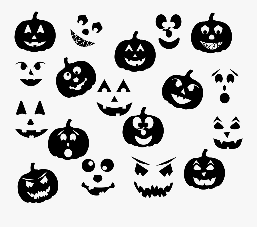 Jack O Lantern Pack - Halloween Jack O Lantern Svg, Transparent Clipart