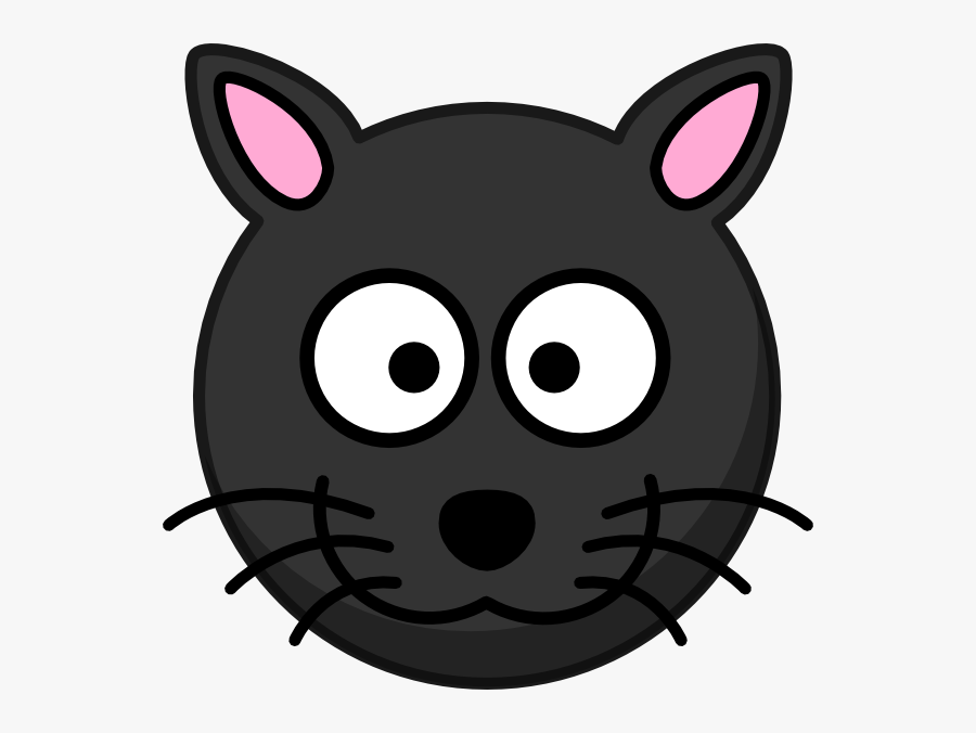 Cat Head Cartoon Png, Transparent Clipart