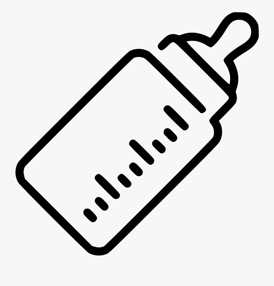 Baby Bottle - Free Svg Baby Bottle, Transparent Clipart