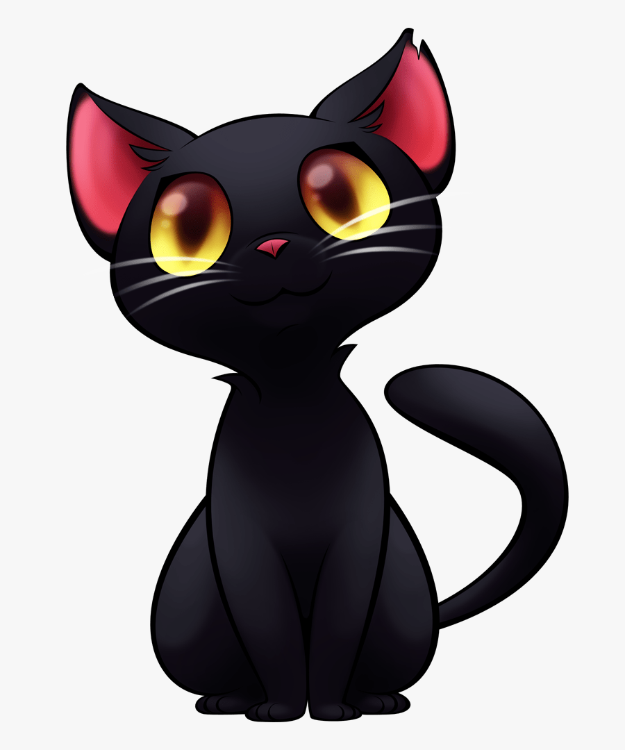 Cartoon Cute Black Cat , Free Transparent Clipart - ClipartKey
