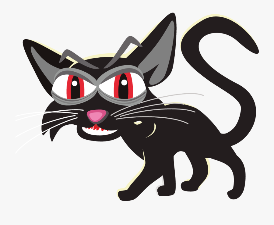 Free To Use Amp Public Domain Black Cat Clip Art - Clip Art, Transparent Clipart