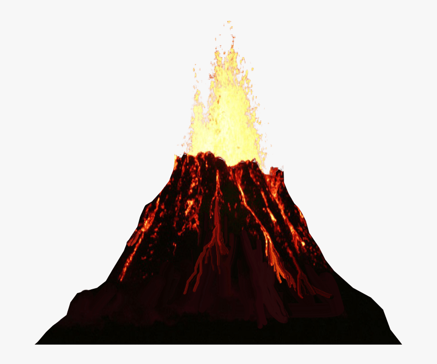 Transparent Background Volcano Clipart, Transparent Clipart