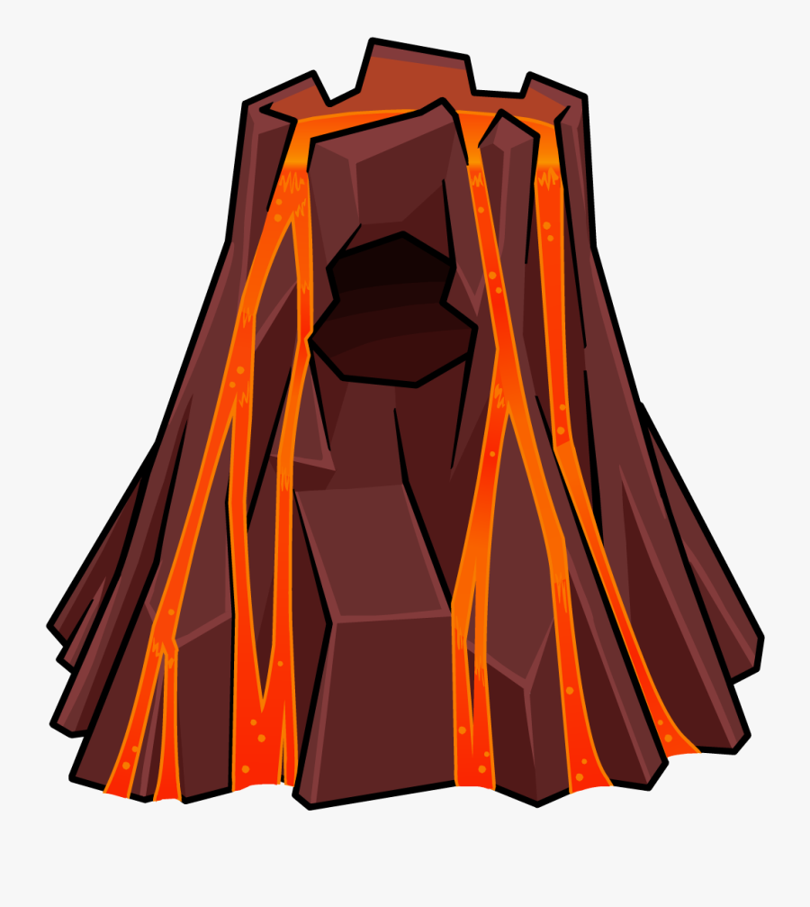 63841 - Volcano Art Png, Transparent Clipart