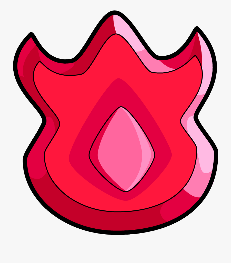 File Volcano Png Bulbapedia The Community Driven - Pokemon Fire Gym Badge, Transparent Clipart