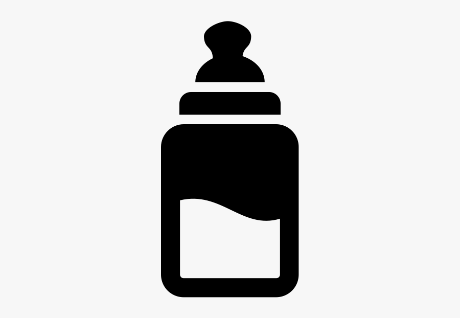 "
 Class="lazyload Lazyload Mirage Cloudzoom Featured - Baby Bottle With Milk Silhouette, Transparent Clipart