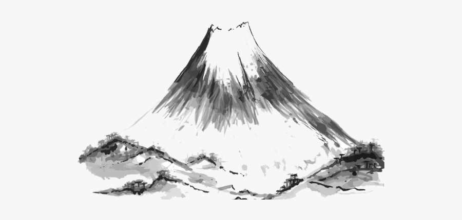 Draw A Mountain From Japan , Free Transparent Clipart - ClipartKey
