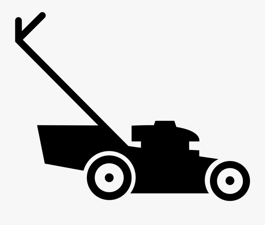 Lawn Mower Icon Image - Transparent Background Lawn Mower Clipart, Transparent Clipart