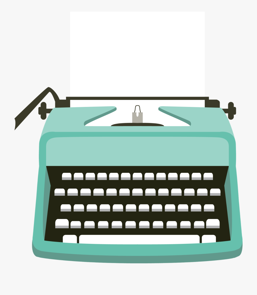 Typewriter,office Equipment,space Bar,office Supplies,font,clip - Typewriter Clipart Png, Transparent Clipart
