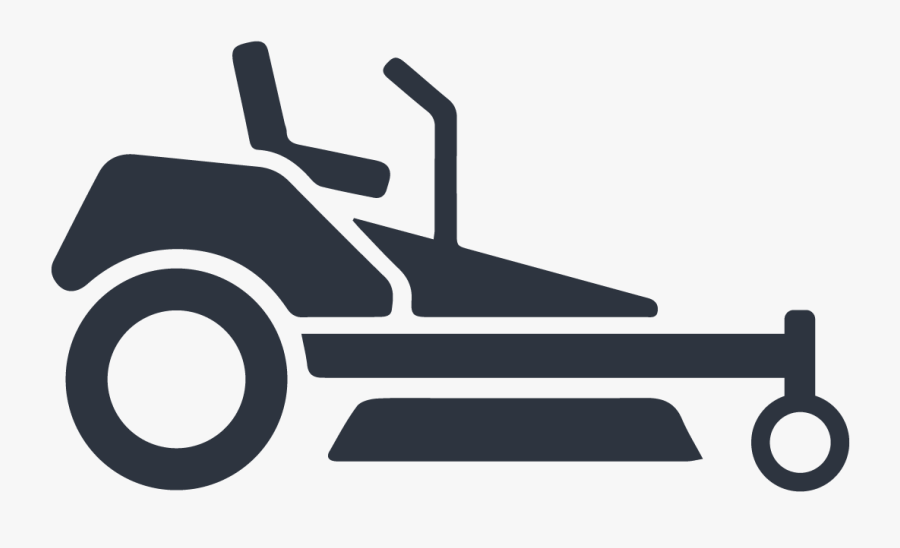 Zero Turn Mower Icon, Transparent Clipart