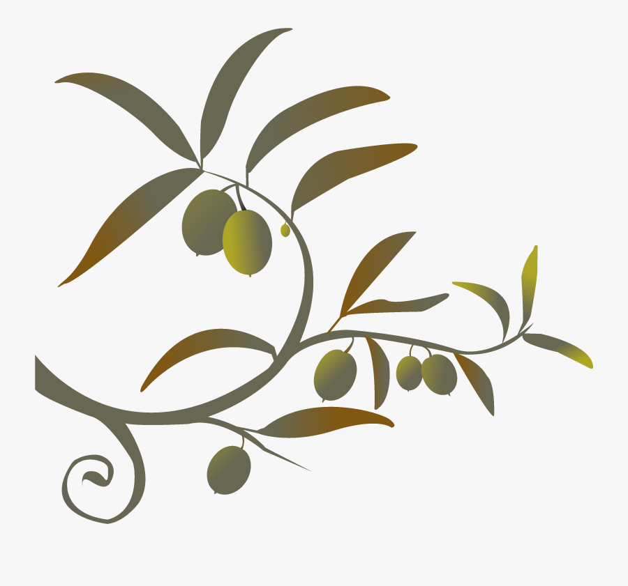 Clip Art Wreath Svg Stock - Olive Tree Vines, Transparent Clipart