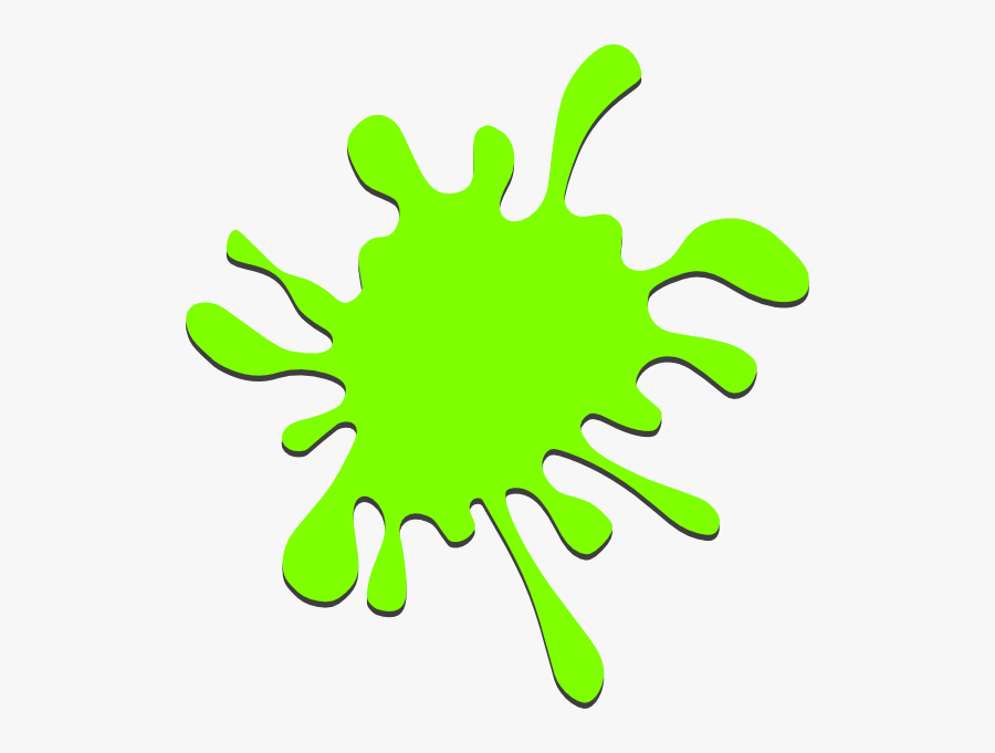 Green Paint Splatter Clip Art, Transparent Clipart