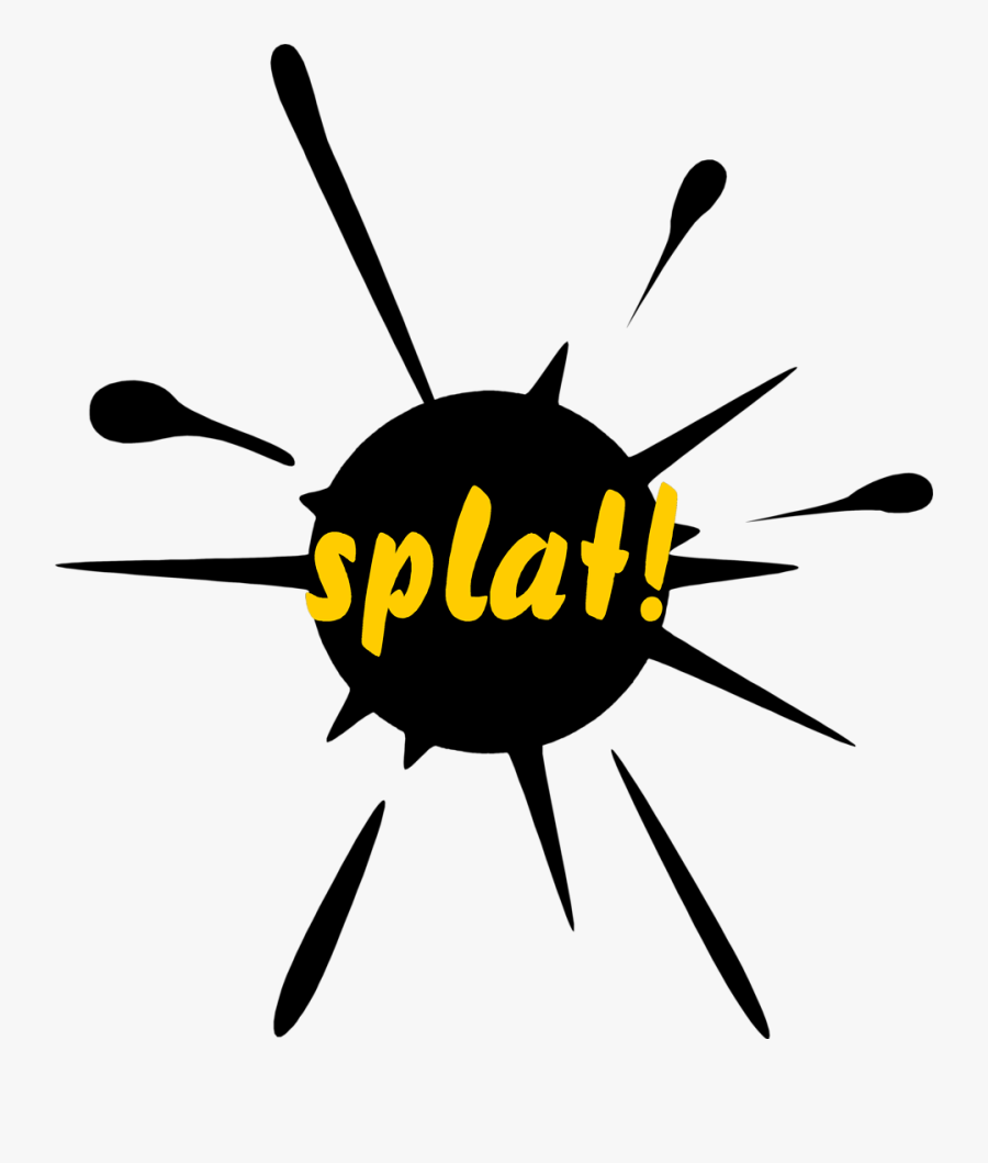 Transparent Splash Clipart - Paint Splat, Transparent Clipart