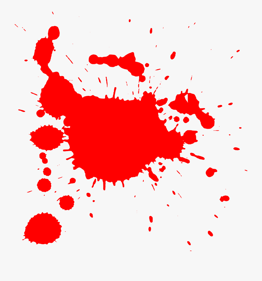 Clip Art Png For Free - Transparent Red Paint Splashes, Transparent Clipart