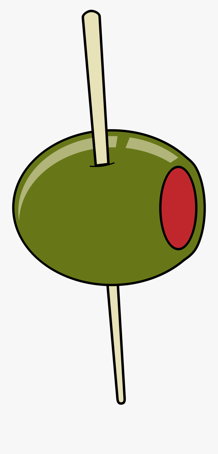 Olive On A Toothpick, Transparent Clipart