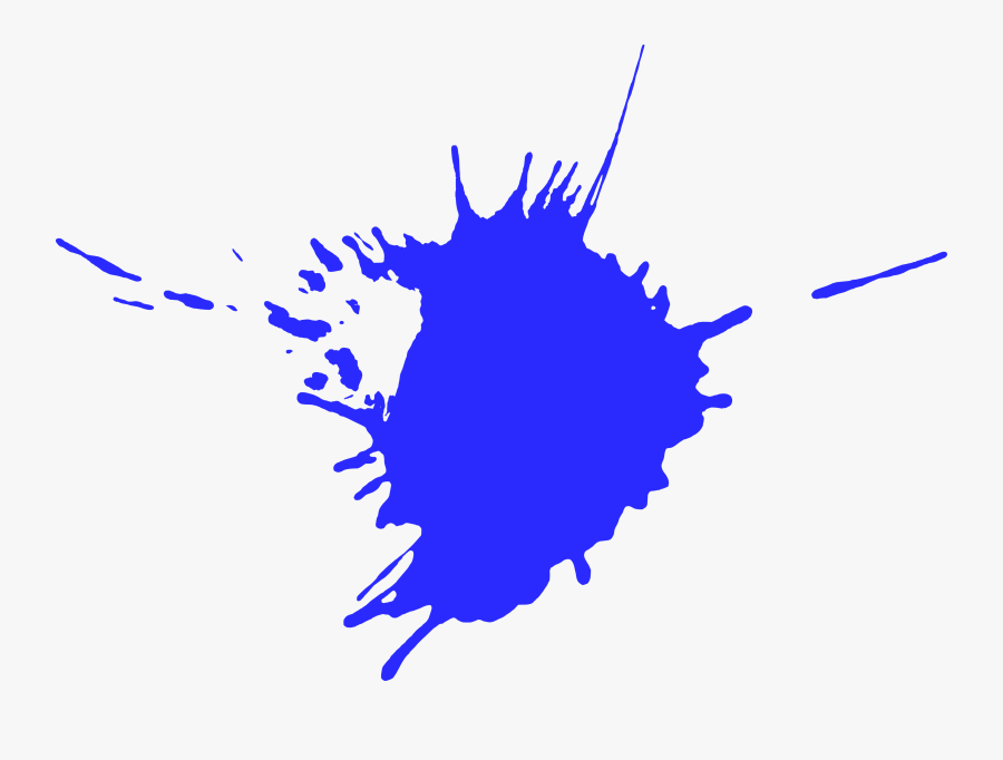 Blue Paint Clip Art - Neon Blue Paint Transparent, Transparent Clipart