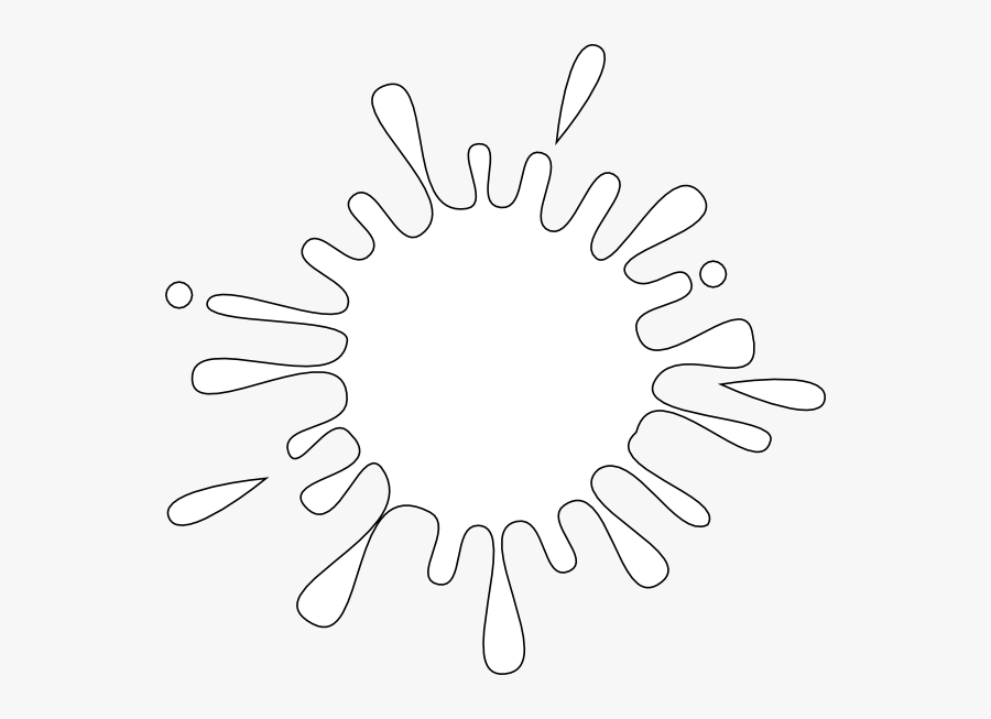 White Paint Splatter - Yellow Paint Splash Clipart, Transparent Clipart