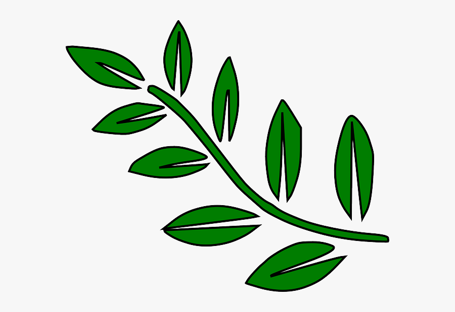 Olive Branch Stickers Messages Sticker-6 - Branch Of Leaves Clipart, Transparent Clipart