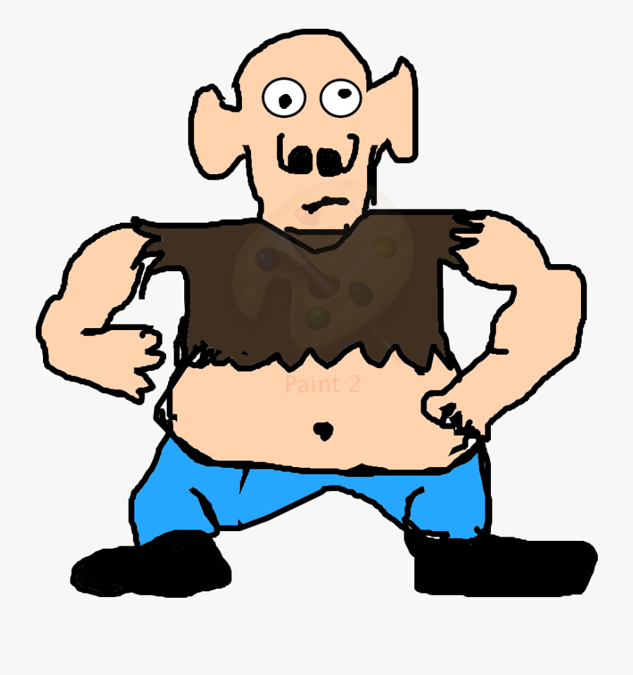 Evil Pig Farmer - Evil Farmer, Transparent Clipart