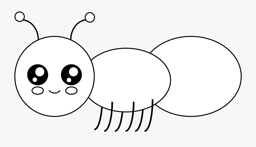 Free Cute Ant - Cartoon, Transparent Clipart