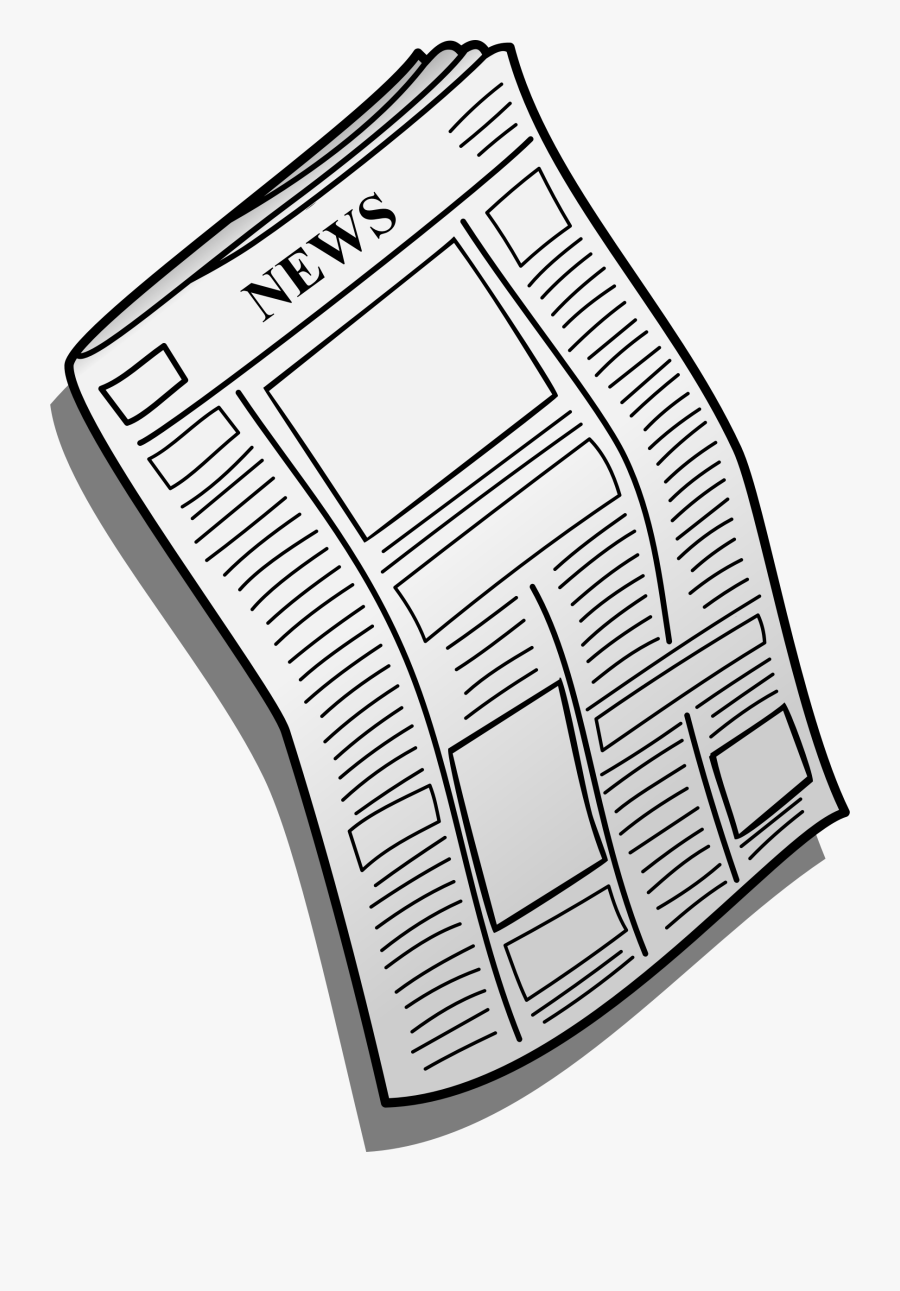 Newspaper Cliparts - Transparent Background Newspaper Clipart, Transparent Clipart