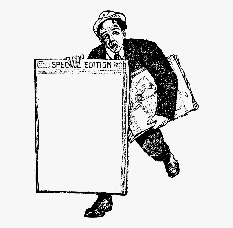 Special Edition Newspaper Frame - Newspaper Frame Clipart, Transparent Clipart