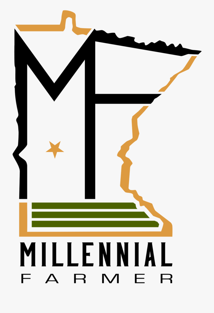 Minnesota Millennial Farmer Logo, Transparent Clipart