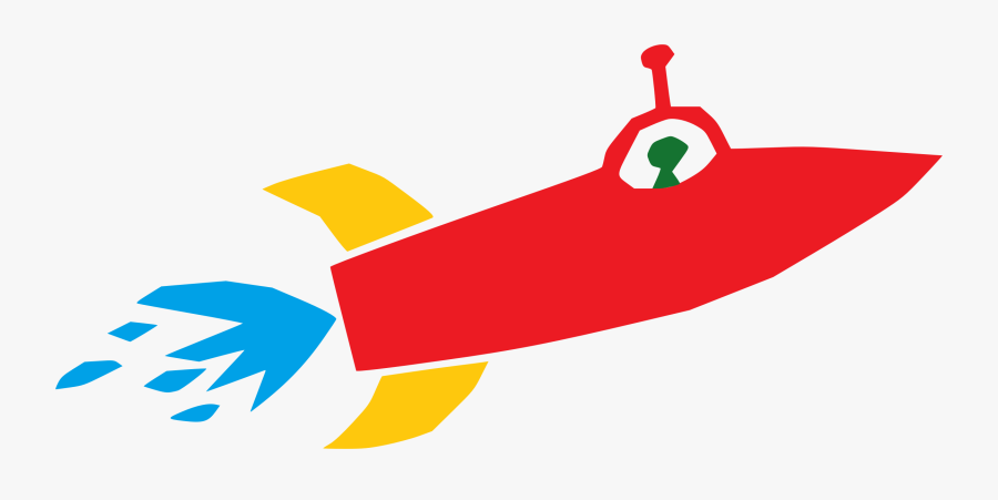 Rocketship 2 - Public Domain Cartoon Free Computer Clipart, Transparent Clipart