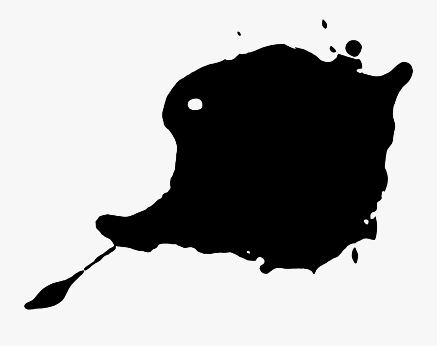Paint, Splatter, Splash, Ink, Drop, Splattered, Drip - หยด หมึก, Transparent Clipart