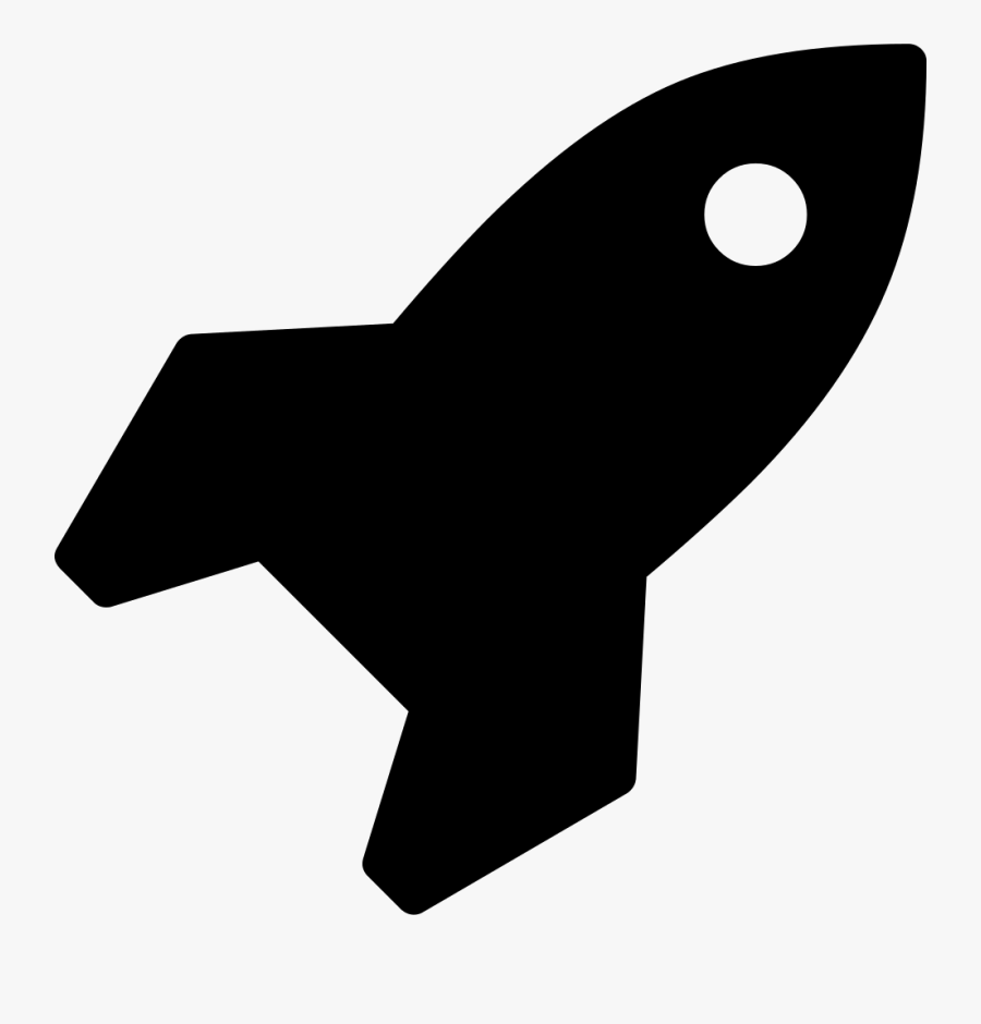 Small Rocket Ship Silhouette Svg Png Icon Free Download - Rocket Icon Font Awesome, Transparent Clipart