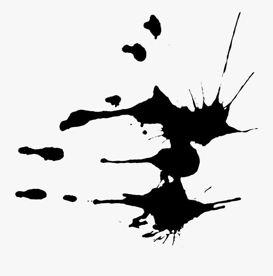 Transparent Paint Splashes Png - Illustration, Transparent Clipart