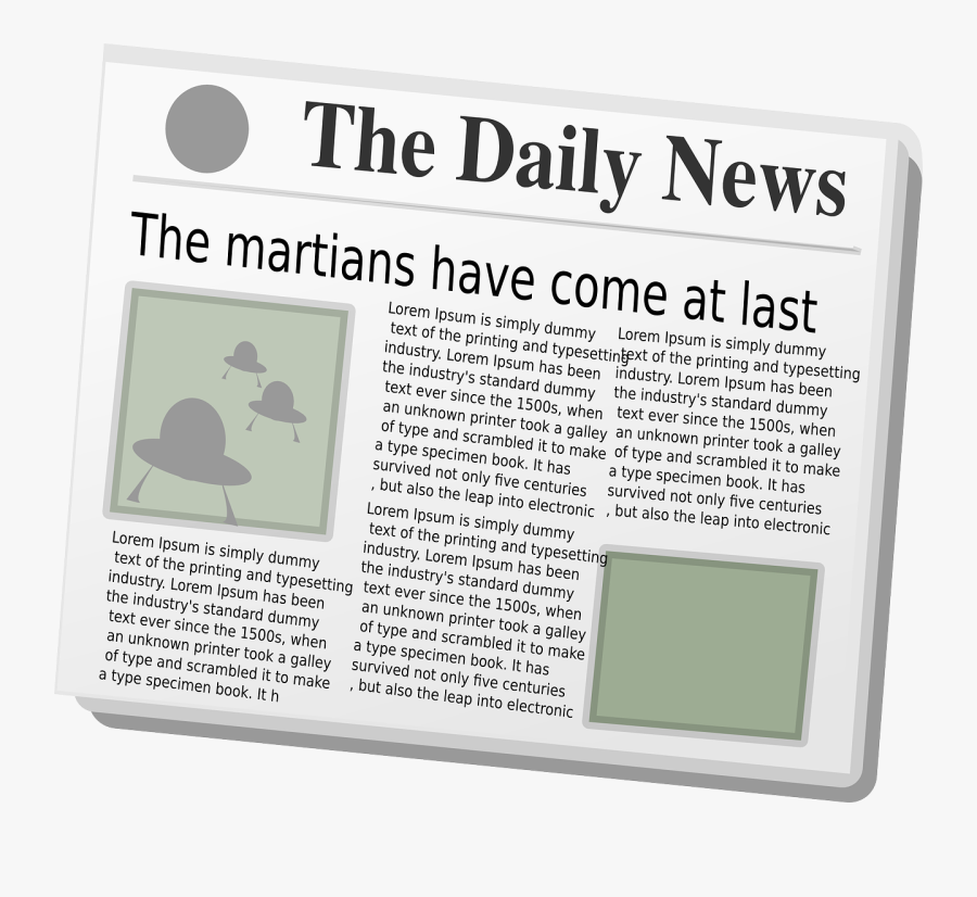 Newspaper News Paper Journal Png Image Newspaper Article- - Come Fare Un Articolo Di Giornale, Transparent Clipart