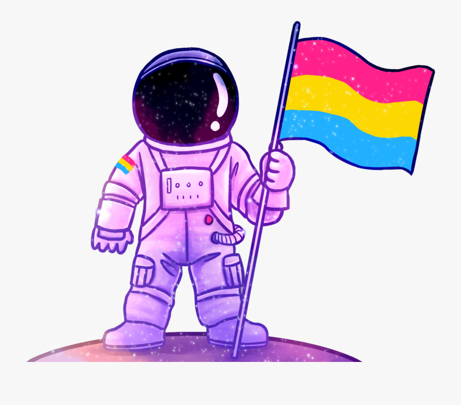 Astronaut Clipart Person - Demisexual Sticker, Transparent Clipart