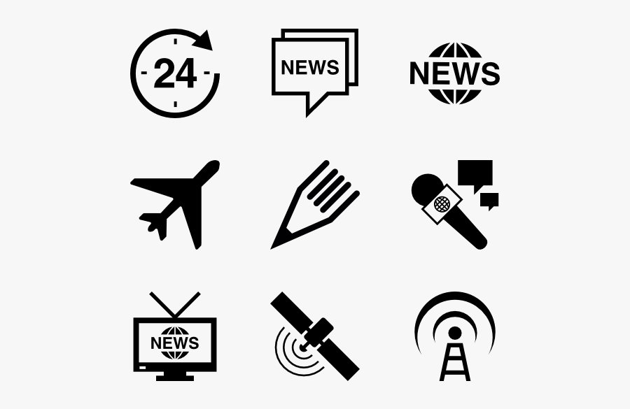 Journalicons - Journalism Icon, Transparent Clipart