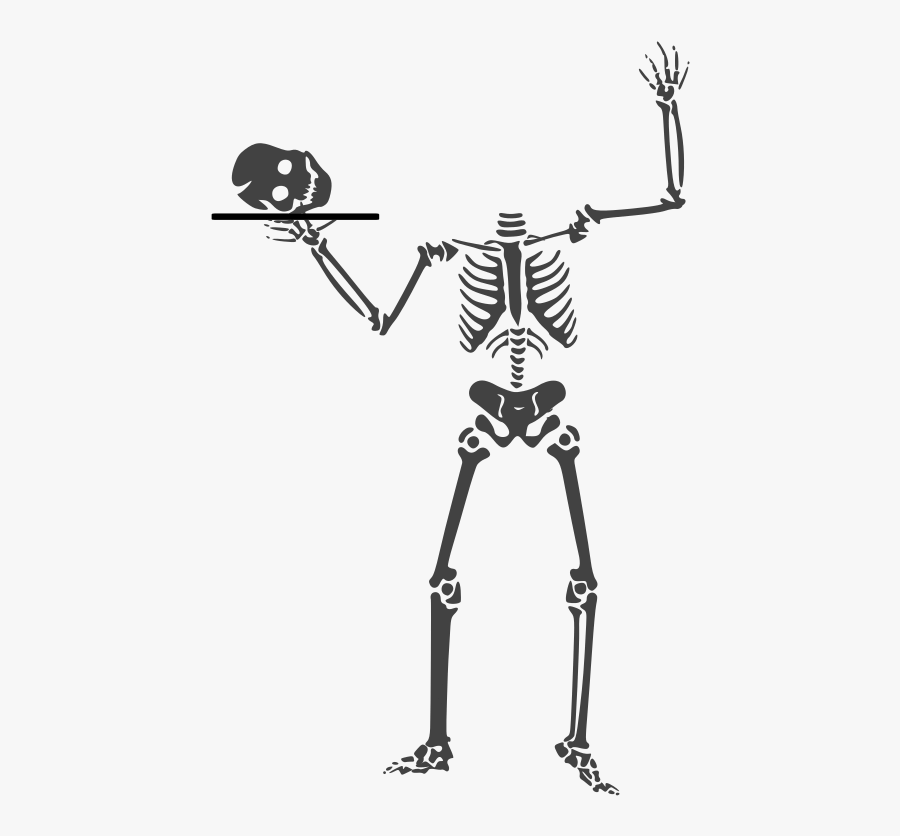 Art,skeleton,monochrome Photography - Skeleton Clipart Free, Transparent Clipart