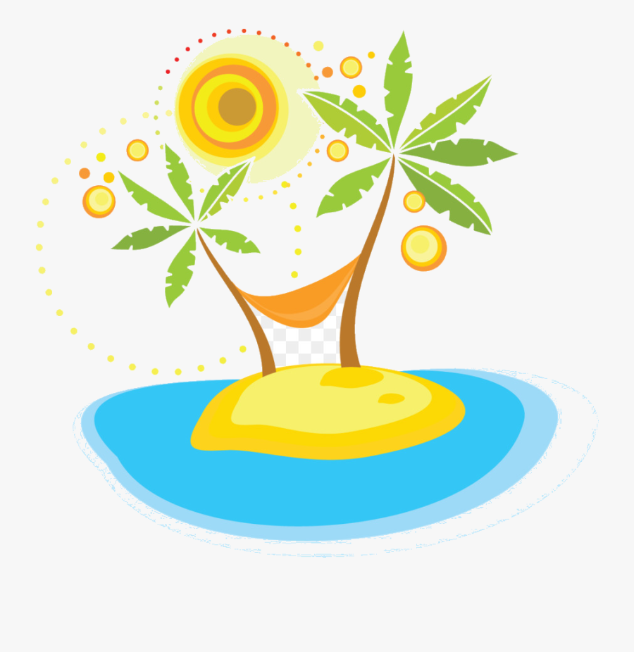 Holiday Summer Vacation Clip Art Palm Tree Transparent - Summer Holiday Clipart, Transparent Clipart