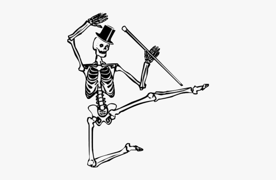 Transparent Magic Man Skeleton Clip Art - Skeleton Dance Clipart, Transparent Clipart