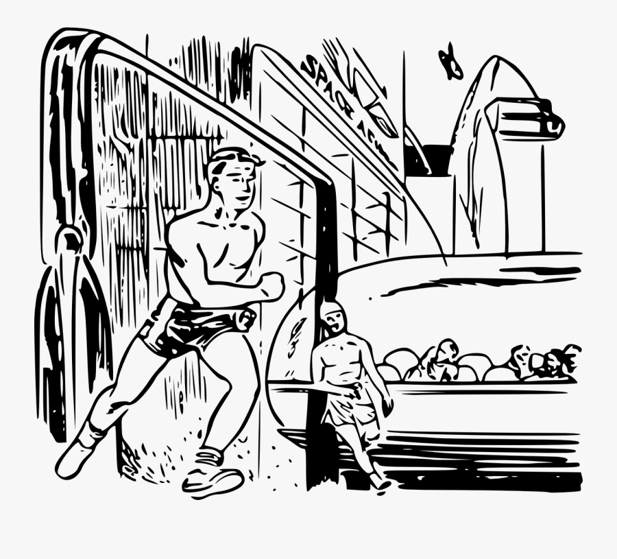 Space Academy,astronaut School - Runner Clip Art, Transparent Clipart