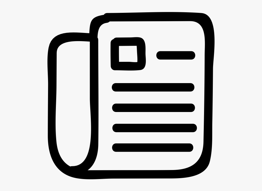 Newspaper, Transparent Clipart