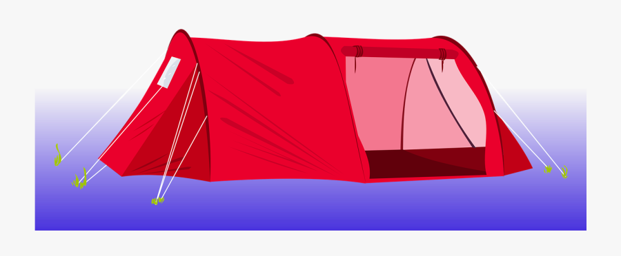 Vacation, Tent Camping Red Clip Art Camping Tent Cam - Red Tent Png, Transparent Clipart