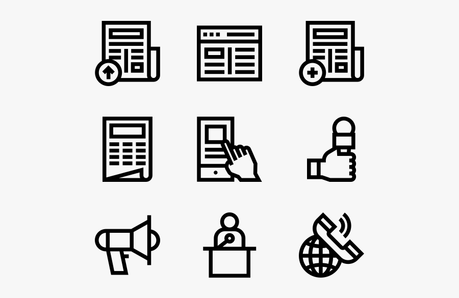 News - Icons Bath, Transparent Clipart
