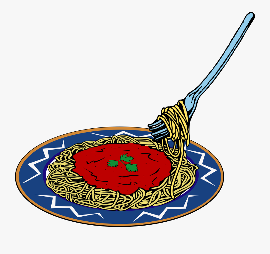 Spaghetti Clip Art Clipart Free Clipart - Plate Clip Art, Transparent Clipart
