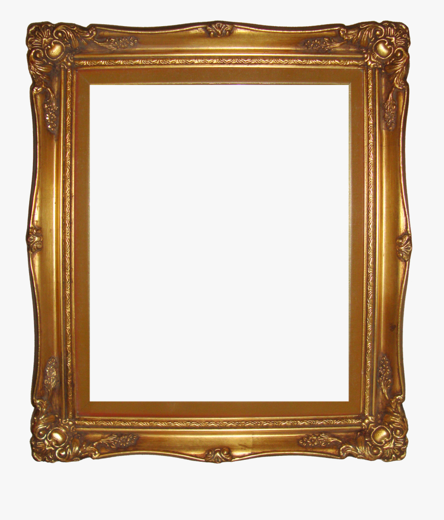 Bracket Frame Border Transparent Beauteous Gold Frame - Vintage Transparent Picture Frame, Transparent Clipart