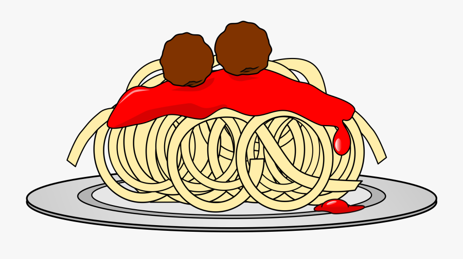 Food Clipart Spaghetti - Spaghetti And Meatballs Animated, Transparent Clipart