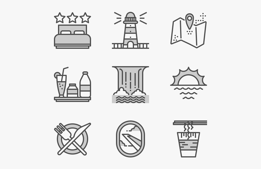 Vacation - Symbols Of Comfort, Transparent Clipart