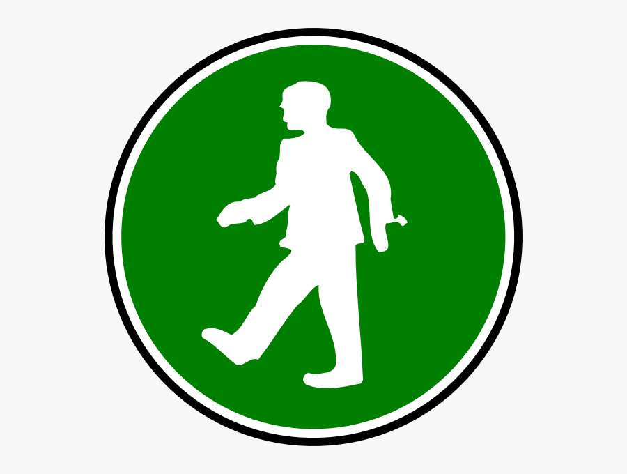 Walking Icon Svg Clip Arts - Symbols Clip Art, Transparent Clipart